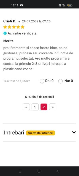 Mașină de făcut pâine Delimano