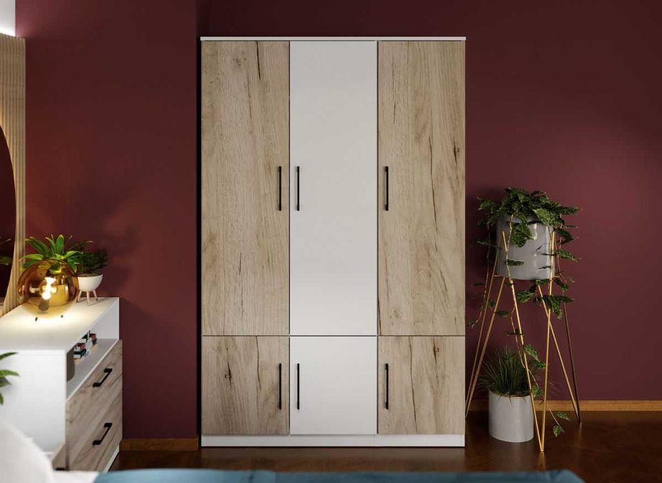 Dulap Relax Alb / Stejar k02 – C124/03
