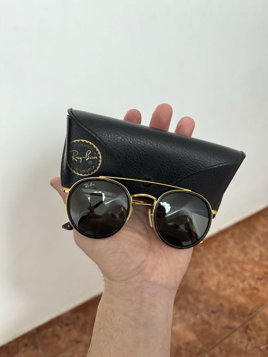 Ochlari Ray-Ban Round Double Bridge RB3647N 001