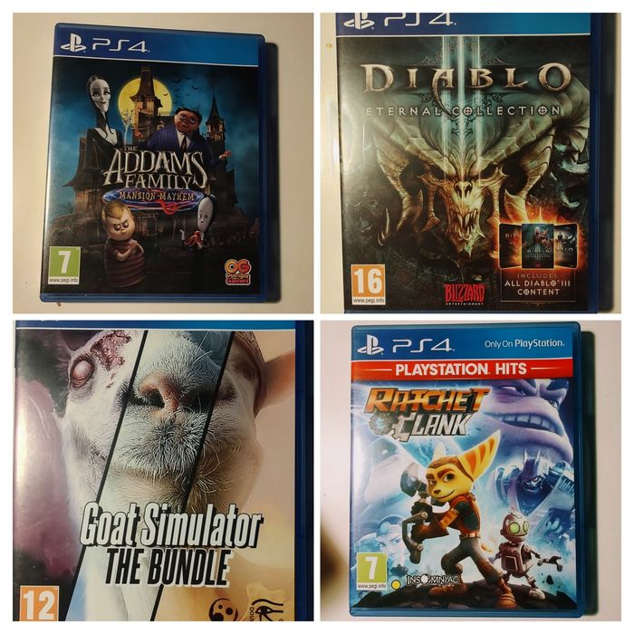 Playstation 4 заедно с 26 игри за него и 3 контролера