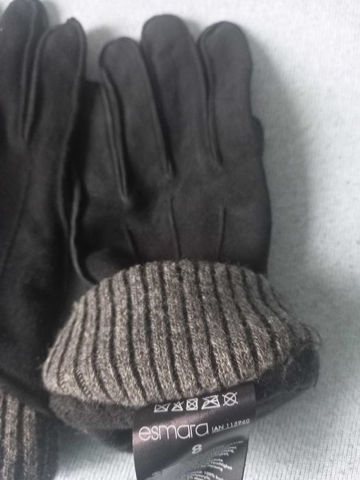 mănuși dama de piele intoarsă esmara