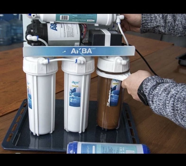 Замена фильтра воды