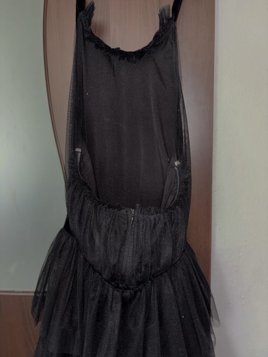 Rochie neagra lunga Greenworld