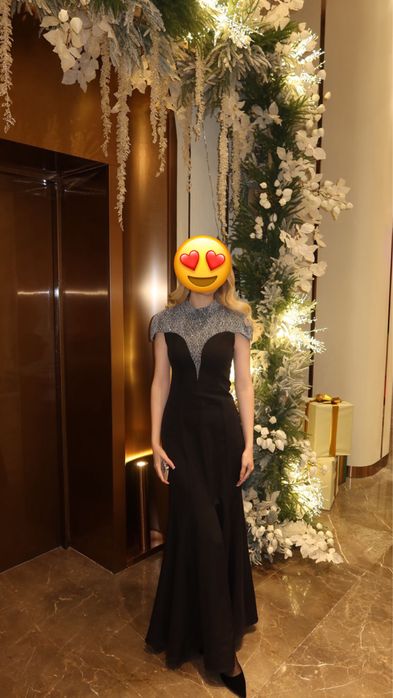 Черное платье С размер