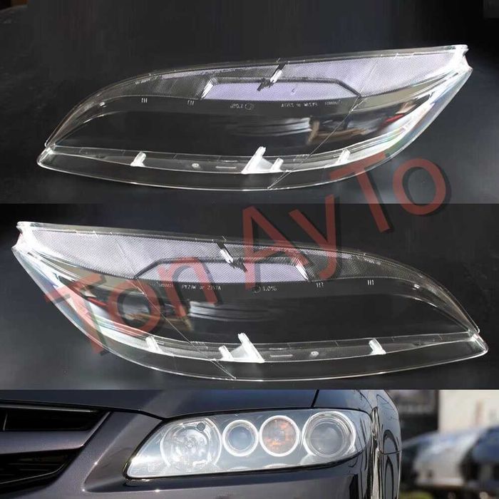 Стъкла Капаци Фарове Мазда 6 Mazda 6 2003 - 2008 Стъкла Фарове Капаци Комплект