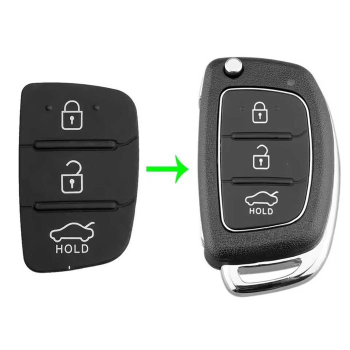Резервен гумен бутон за ключ Hyundai и Kia