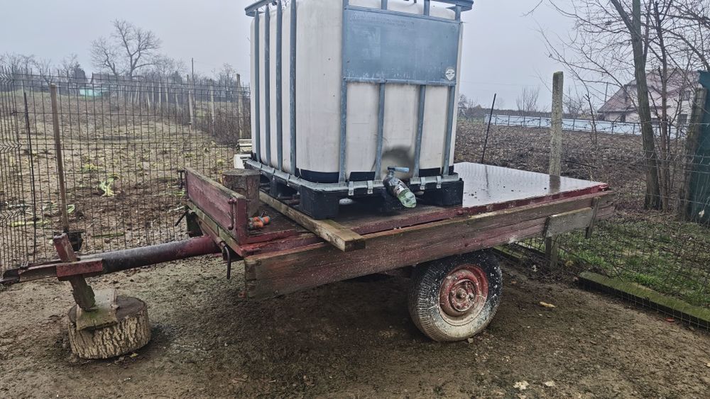 Vând Remorcă basculabilă manual