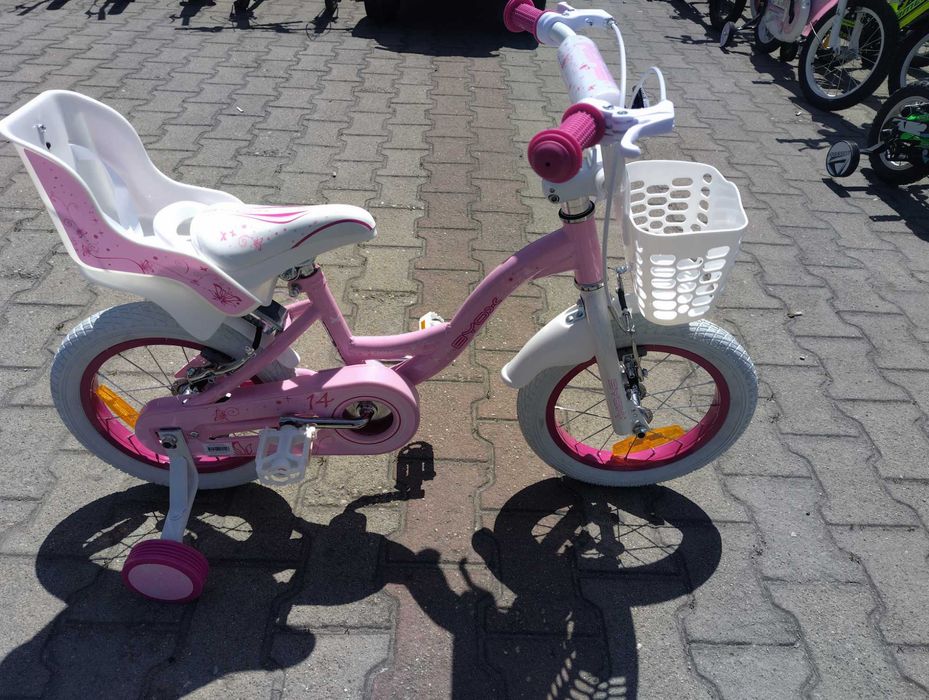 X Детски велосипед 14" FLOWER pinky
