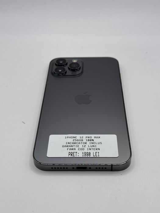 iphone 12 pro max 256gb 100% garantie rate - zonemag.ro