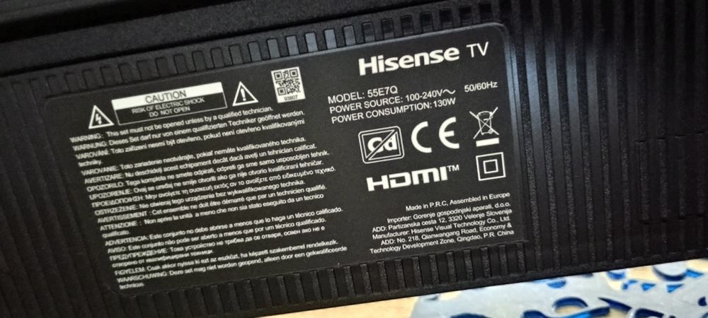 Qled Hisense cu garantie