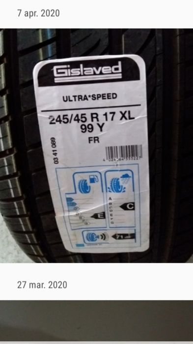 Pneuri Gislaved ultra speed