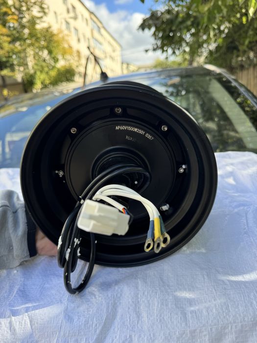 Motor electric pentru scuter , 1500W, 60V, negru, 8"