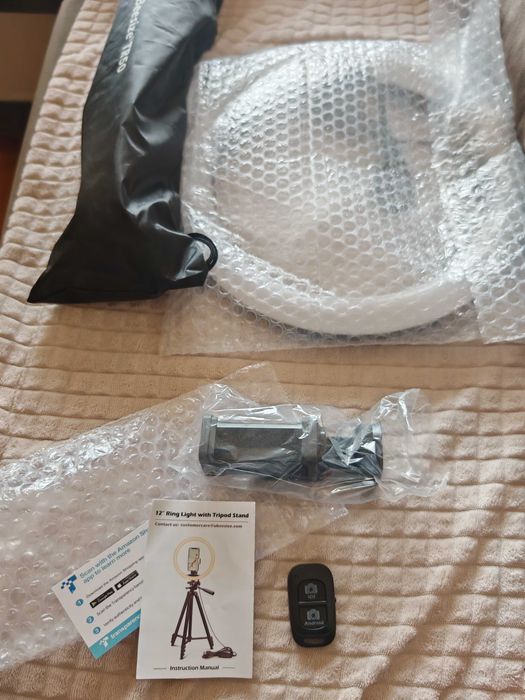 UBeesize 12" Ring Light + Tripod 155см | TikTok / YouTube / Streaming / Makeup  лед ринг лампа