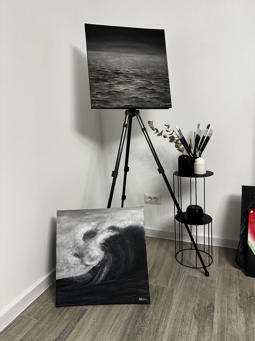 Set 2 tablouri "the calm & the chaos"