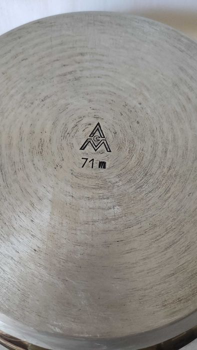 АМС масивен тиган от неръждаема стомана с термо капак