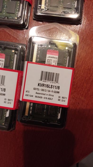 Продавам Рам за лаптоп Kingston DDR3L