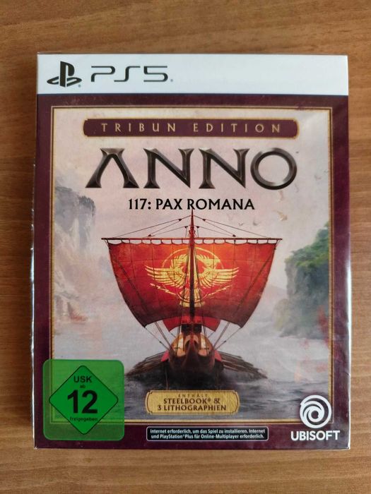 Anno 117: Pax Romana - Tribun Edition + Steelbook PS5 - нова, запечатана