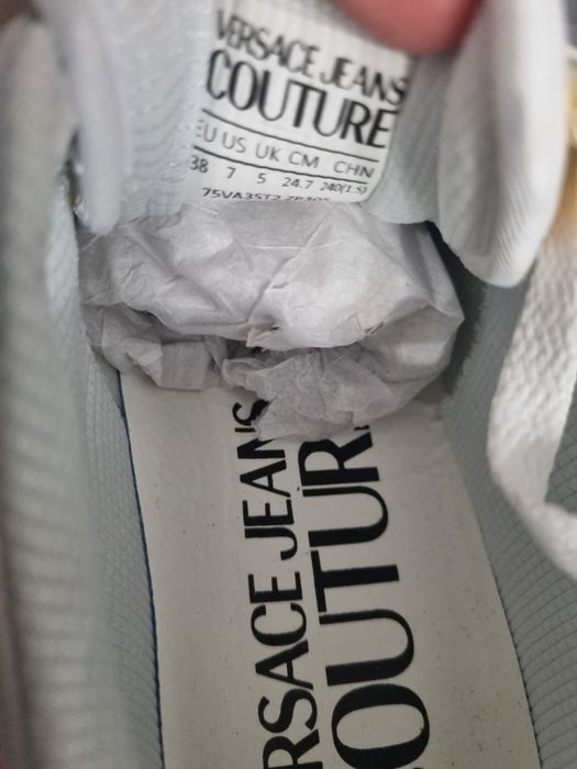 Sneakers Versace Jeans Couture, piele natură,  damă