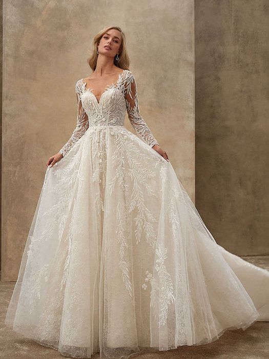 Vand rochie de mireasa Demetrios style 1546, Ivory, marime 36-38