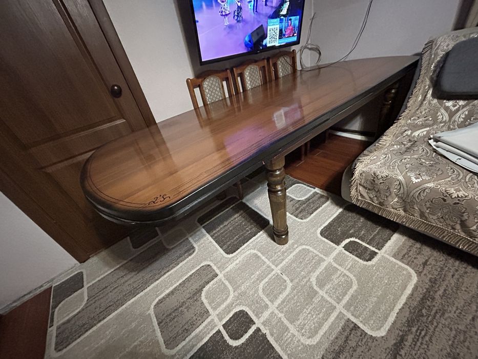 Стол 2м со стульями