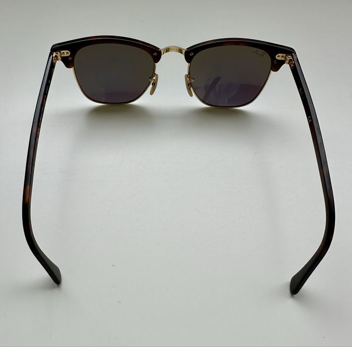 Ray Ban RB3016 Clubmaster зелени огледални/mirror лещи Made in Italy