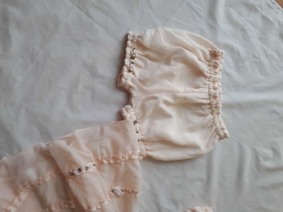 Rochita de botez cinderella fetite 6-9 luni