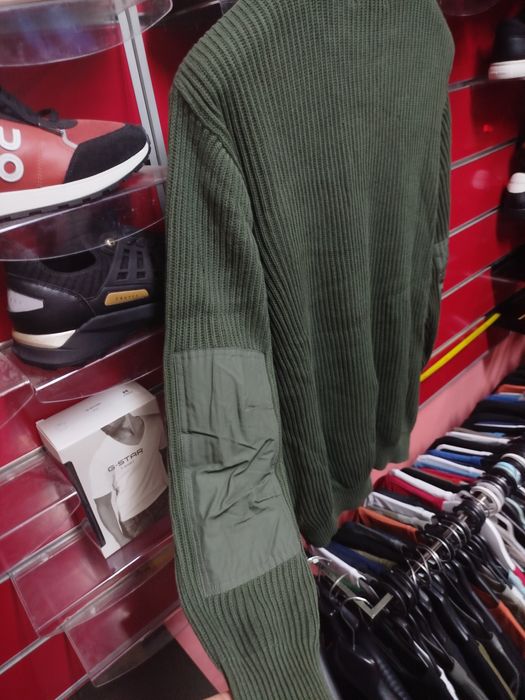 Оригинален пуловер G-Star Raw Army S XXL нов мъжки суичър карго блуза