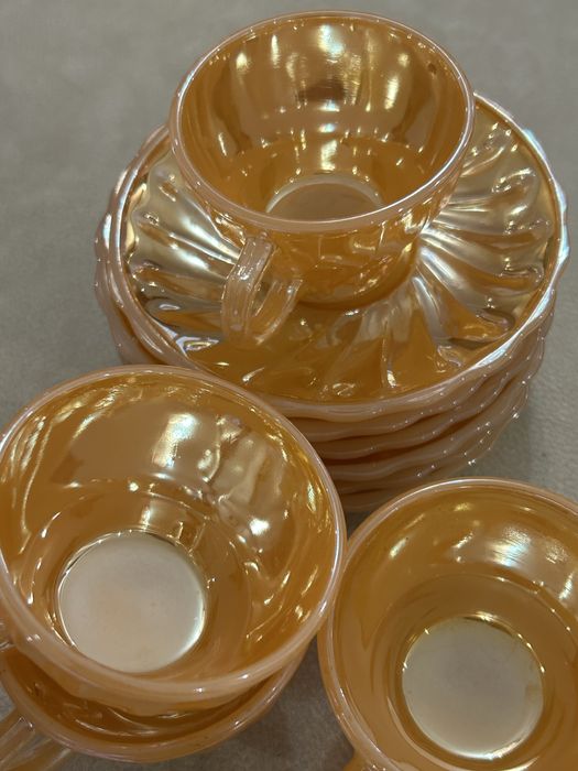 Винтидж оригинален американски аркопал сервиз за кафе