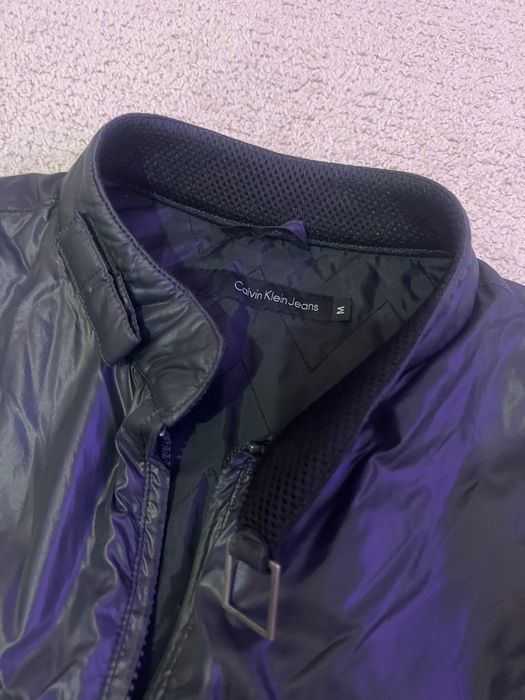 Geaca Calvin Klein din fas subtire