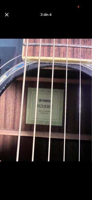 Chitara yamaha FGX 830 C black