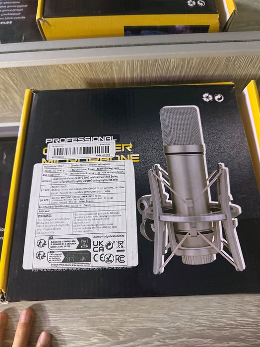 Sound card live strimmerlar uchun + Mekrafon u87