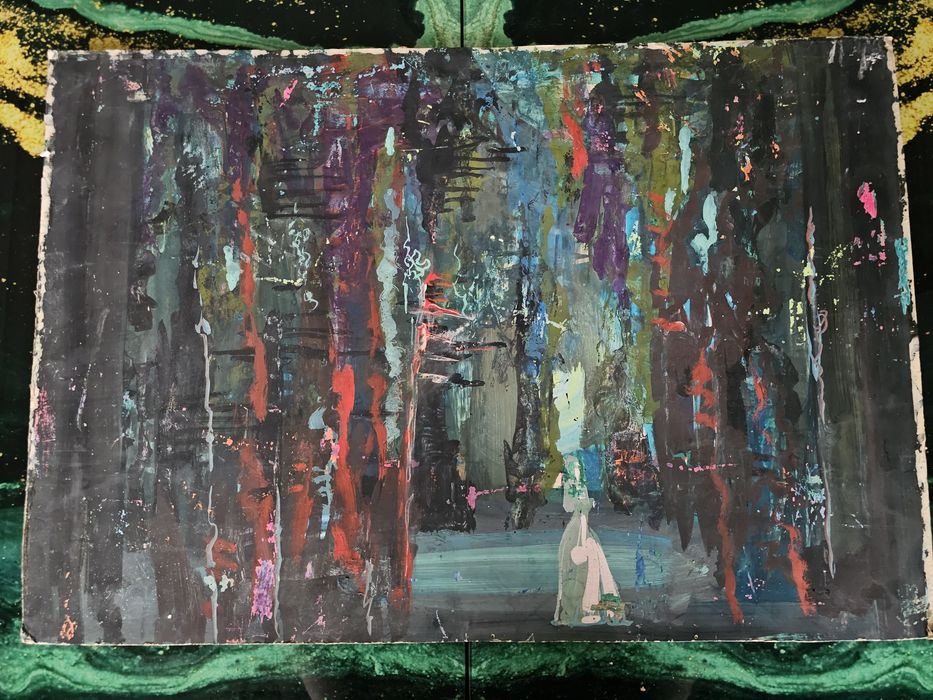 Оригинален сценографски проект на худ. Христо Тодоров (70х48 см) – 1979 г.