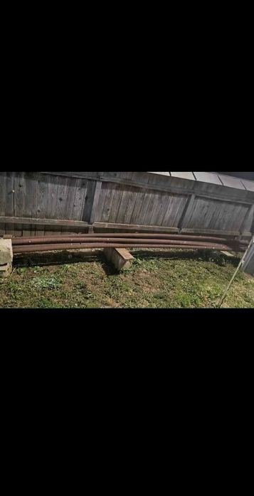 Țeavă pt arcada(ușor curbată).lungime:5m;diametru:6:cm.