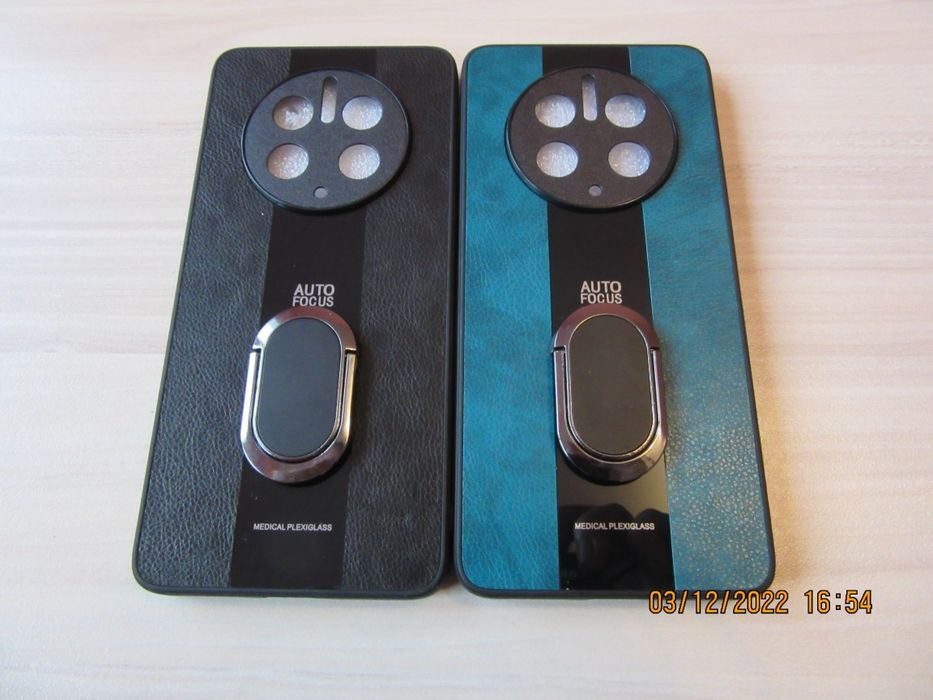 Huawei Mate 50 Pro / PORSCHE кожен кейс с пръстен