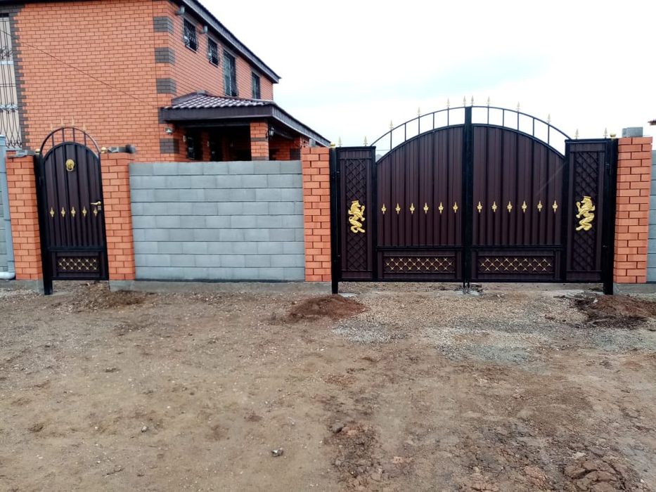 Решётки, двери, ворота тапсаны и т.д.