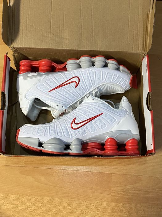 Nike Shox White-Red