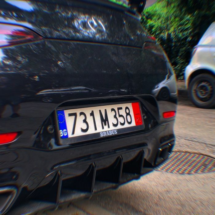 Рамки за номер Brabus / Табели, плаки, Mercedes