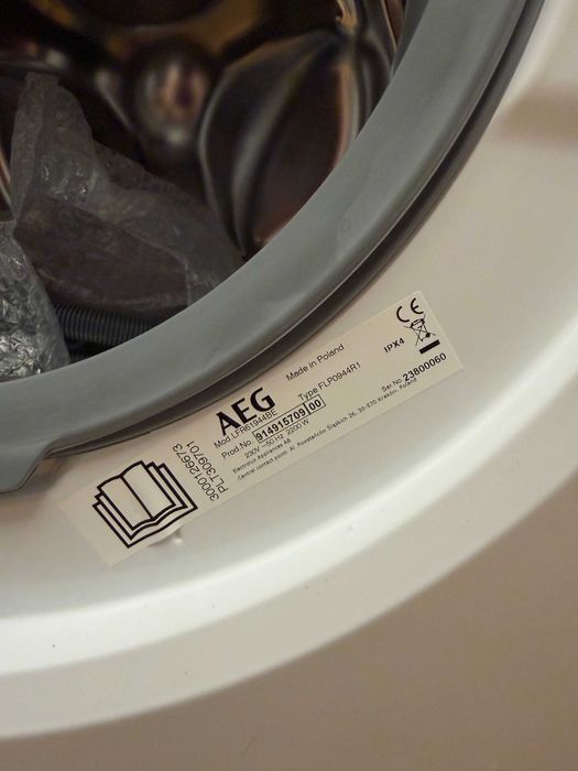 Mașină de spălat AEG LFR61944BE, 9 kg, 1400 rpm, Clasa A – neutilizată