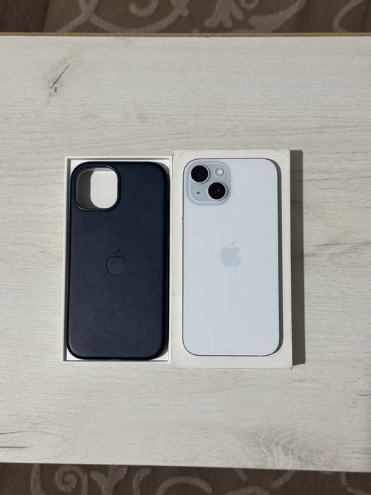 Iphone 15 light blue IMPECABIL 128 GB