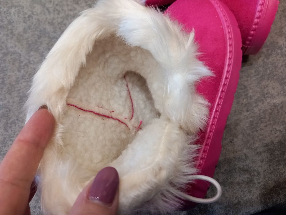 Нови топли пухени ботушки № 31