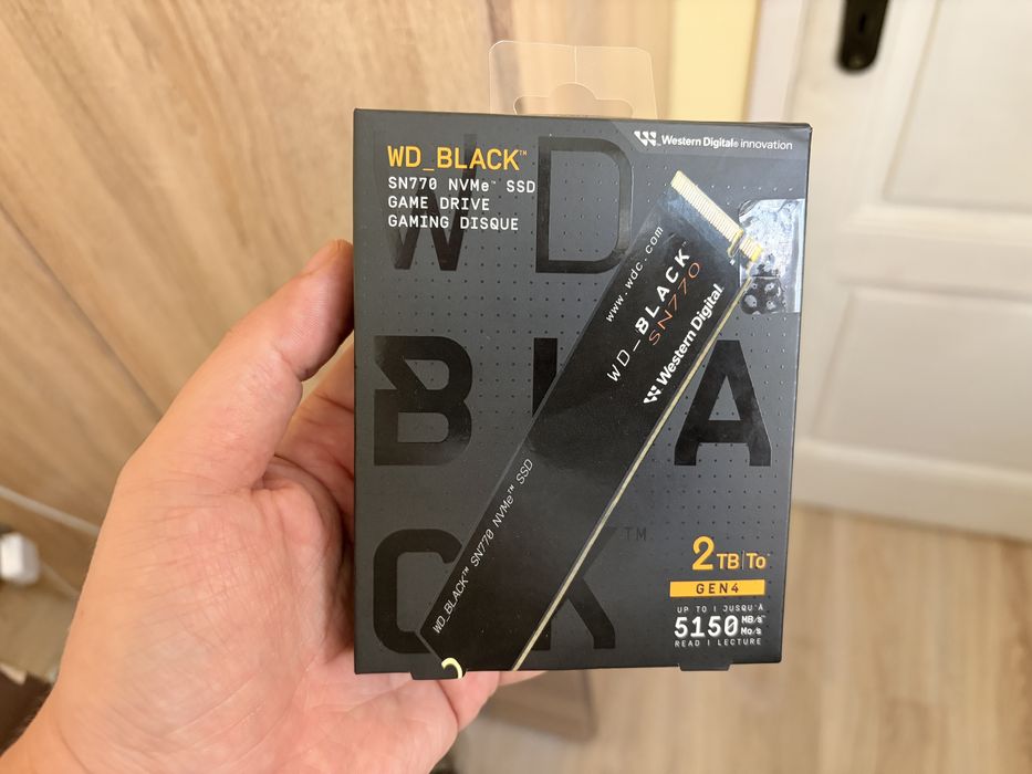 Геймърски SSD  WD BLACK SN770 Gen.4.0 2TB NVMe M.2