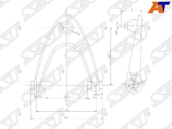 Рычаг подвески Honda Civic