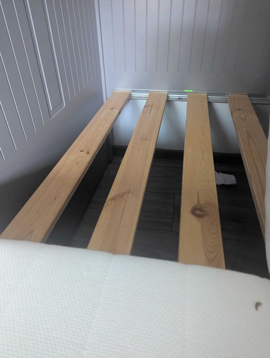 Divan copii 160x200 extensibil culoare gri