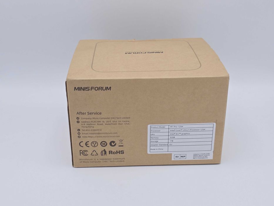 Minisforum M1 Pro-125H Ultra 5 125H 32 Gb Ram 1 Tb SSD FullBox