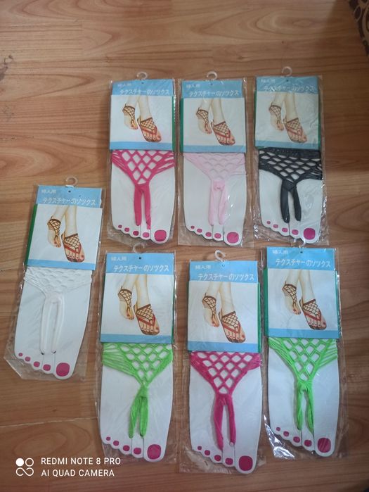 Sosete plasa pentru sandale cu deget