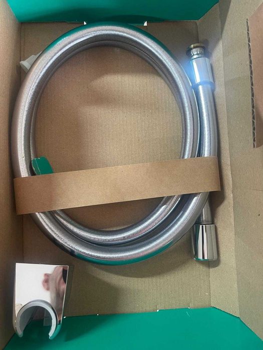 Set de duș Hansgrohe Crometta cu furtun de duș, alb, 26691400 [Clasa energetică A]
