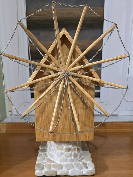 Мелницата в Несебър - ръчно изработен макет