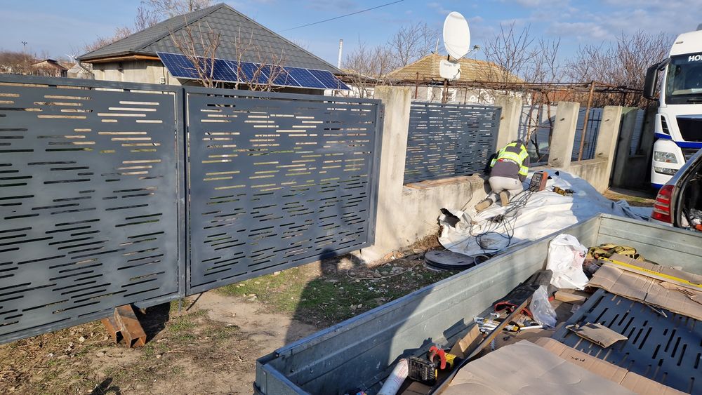 Porți Metalice,  Garduri,  Foișoare  , debitare tabla