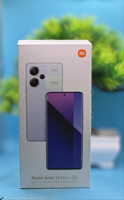 НОВ!!! Xiaomi Redmi Note 13 Pro+, 12GB RAM, 512GB, 5G, Aurora Purple