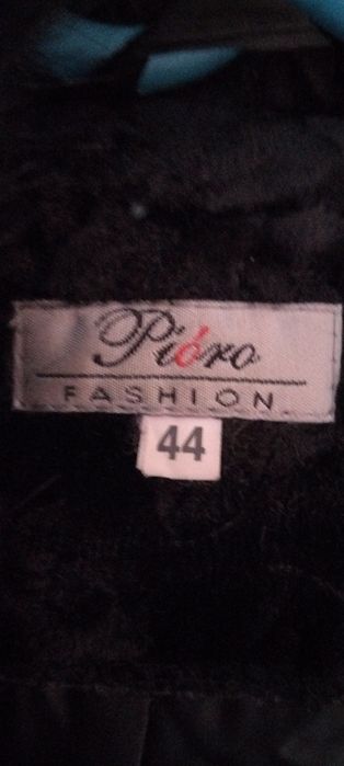 Haină de blană naturală "Pióro Fashion", tip astrahan, marimea 44/L